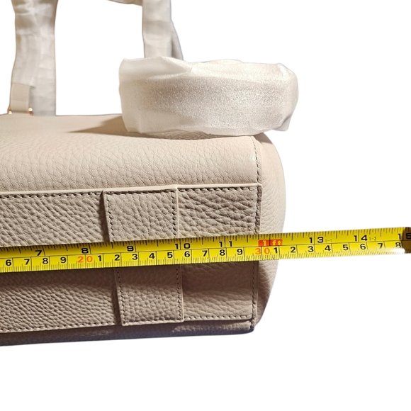 NEW Dagne Dover Small Allyn Leather Tote Bone - Picture 8 of 8